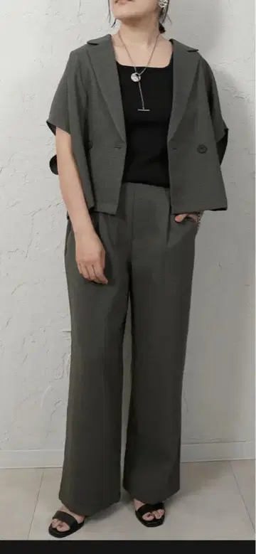 cloche 크로셰 멜란지 슬라브 셋업