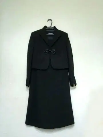 블랙 포멀 원피스 정장 세트 13호