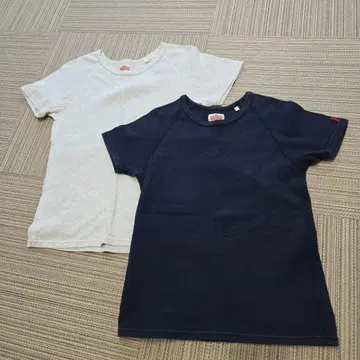 할리우드 런치마켓 코튼 반팔 T셔츠 네이비 화이트 그레이 2개