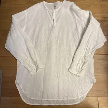 RonHerman 린넨 긴팔 셔츠 화이트