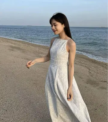 Laubeblanc Open Back Jacquard Dress