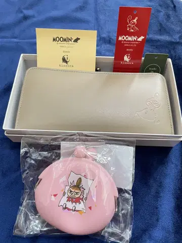 MOOMIN 무민 키소라 장지갑 가마구치 리틀미이 코인 케이스