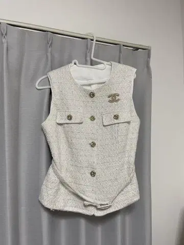 노카라 자켓 화이트
