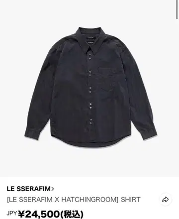 LE SSERAFIM x HATCHINGROOM 셔츠