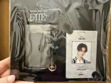 ENHYPEN Fate 투어 ID 카드 세트 니키 NI-KI 에나프