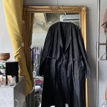 @ 빈티지 VINTAGE 롱 코트 블랙 BLACK