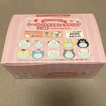 산리오 시크릿 커스텀 헤어 클립 박스