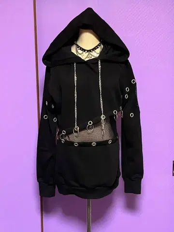 REStyle 블랙 후드티 후드