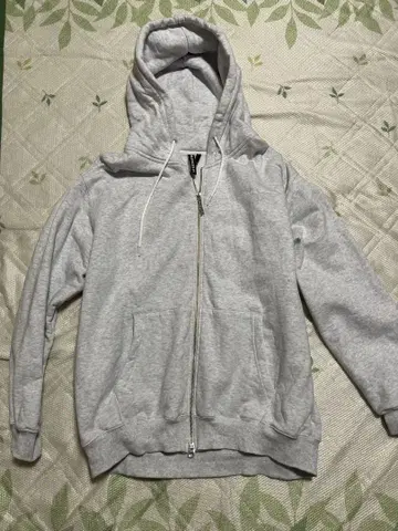 르세라핌 그레이 풀 집업 후드티
