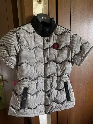 마크앤로나 38 체크 무늬 다운 셋업