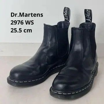 닥터마틴 사이드 고 25.5 화이트 스티치