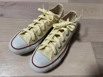 컨버스 ALL STAR 크림색 스니커즈 22.5cm