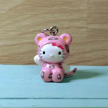 HELLO KITTY 핑크 레오파드 마스코트 2000년