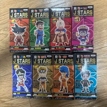 J STARS 월드 컬렉션 vol.1 미사용 미개봉 8체 세트