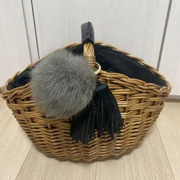 카카투 바스켓백 참 포함 카카투 바스켓백