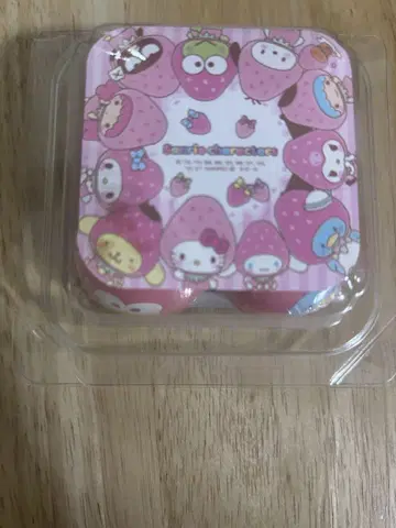 산리오 딸기 모양 스탬프