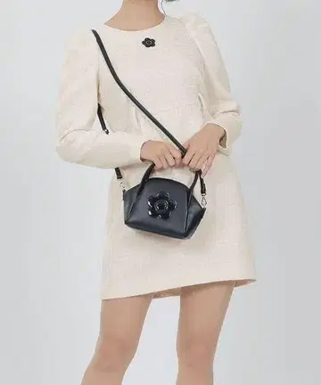 라메 체크 트위드 원피스 MARY QUANT