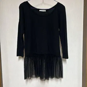 tricot tricot 긴팔 튤 티셔츠