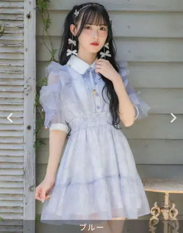 ROJITA 꽃무늬 반팔 미니 원피스