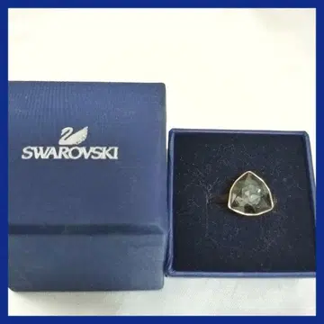 SWAROVSKI 컬러 스톤 반지 골드 사이즈 55 박스 포함