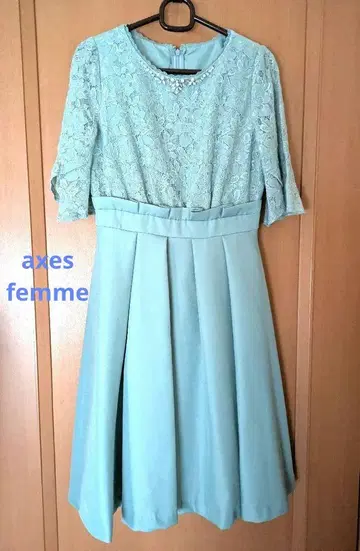 [ 새상품급 ] axes femme 파티 드레스 민트 그린 레이스