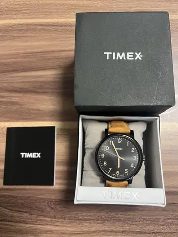 TIMEX 모던 이지 리더 블랙/브라운