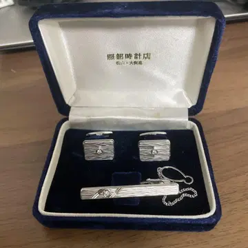 은제 SILVER 커프스 넥타이핀 세트
