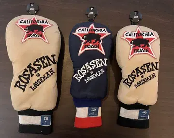 ROSASEN LOOSEMAN 골프헤드커버 FW x 1 UT x 2