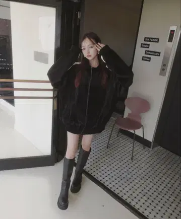 fiction tokyo 벨로아 트랙 자켓