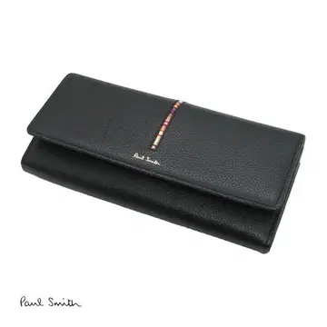 하자 있음 폴스미스 장지갑 블랙 인셋 65 PaulSmith