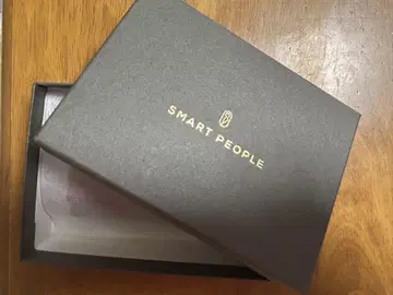 미사용 박스형 SMART PEOPLE 그레이 카드 케이스