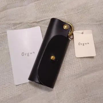 [미사용 새상품] Organ 오르간 깁보시 잠금 세로형 키케이스 블랙