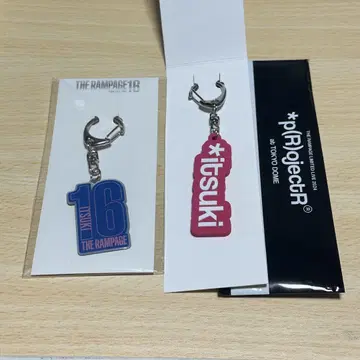 후지와라 이츠키 메탈 참 네임 러버 키링