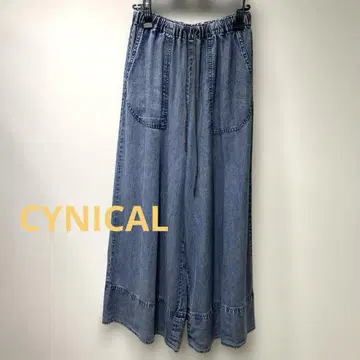 CYNICAL 텐셀 데님 팬츠 블루