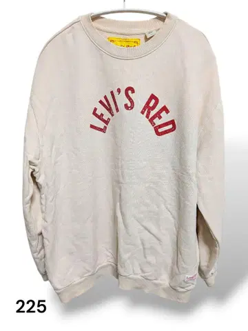 Levis Red 리바이스 레드 로고 맨투맨 베이지 계열 L
