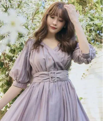 herlipto Airy Volume Sleeve Dress