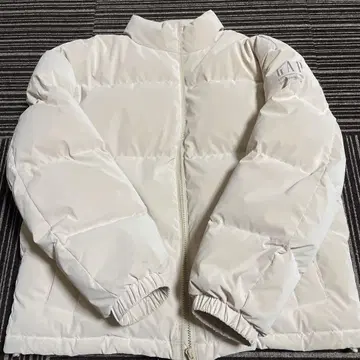 GAP 화이트 다운 자켓 S
