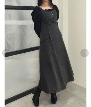 오픈 레이어드 점프 스커트