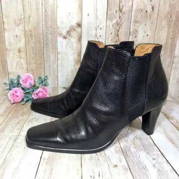 [ TRUSSARDI ] 사이드 고어 부티 23cm