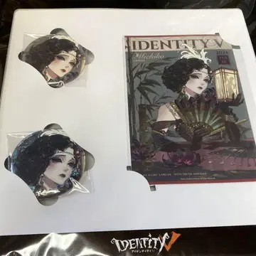 제5인격 기념일 character day 미치코 게이샤 캔뱃지