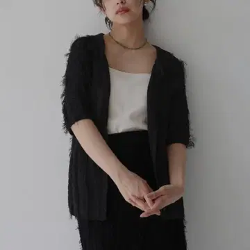 hellam 프린지 폴로 니트