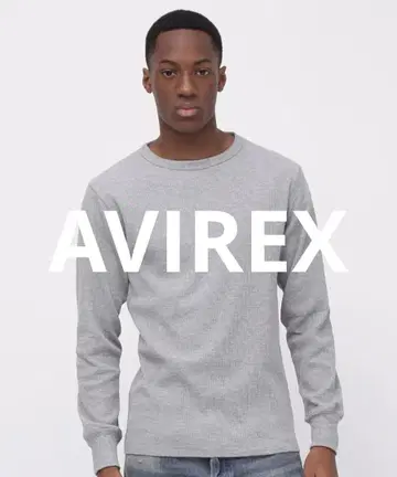 AVIREX U.S.A. 그레이 긴팔 티셔츠 M