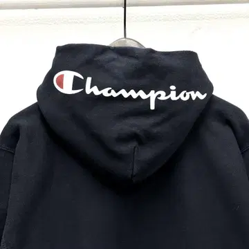 Champion 챔피온 블랙 후드티 후드 부착 사이즈 L