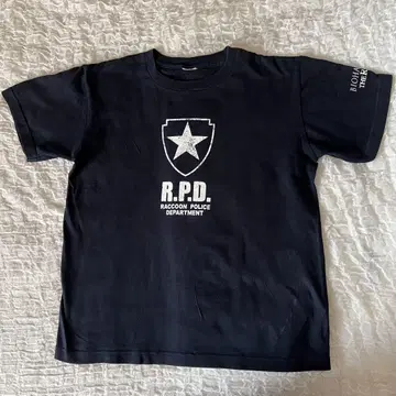 바이오하자드 더 리얼 R.P.D 라쿤 시티 경찰 T셔츠 유니버셜