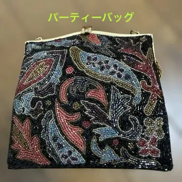 새상품급 비즈 자수 파티 백