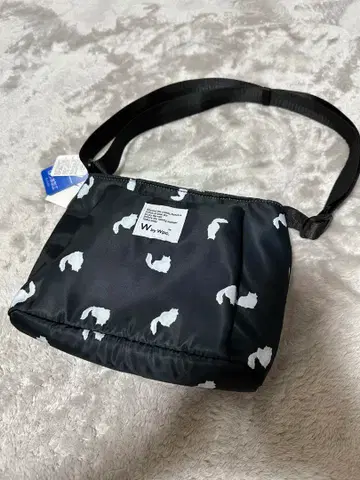 W by Wpc. 발수 고양이 프린트 숄더백 미사용 새상품!