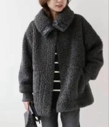relume 보아 자켓 그레이