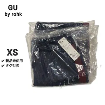 [ 미사용 새상품 ] GU by rohk 트랙 팬츠R 콜라보 네이비 XS