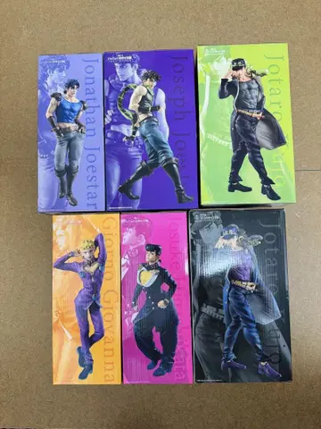[ 미개봉 새상품 ] 제일복권 죠죠의 기묘한 모험 JOJO 피규어 6체