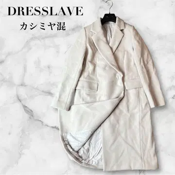 새상품급 DRESSLAVE 캐시미어 혼방 체스터 코트 코트